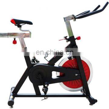 Belt transmission spin bike magnetic spinning bike with console exercise bike triangle profile base tube