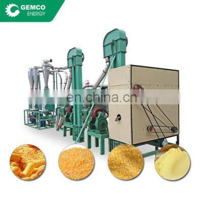 Processing maize output 10t flour mill plant