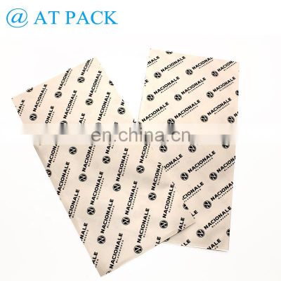 China supplier custom printed kraft paper bags with your own logo 3 side sealed biodegradable bags