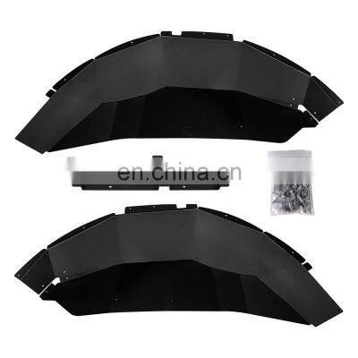 Black Rear inner fender liner  for Jeep wrangler JL 18+  4x4 fender flare parts