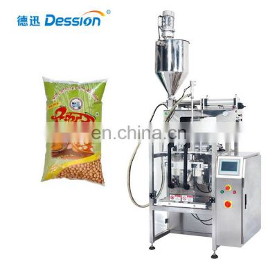 Automatic Soybean Oil Packing Machine For 1 Litre Edible Oil Pouch