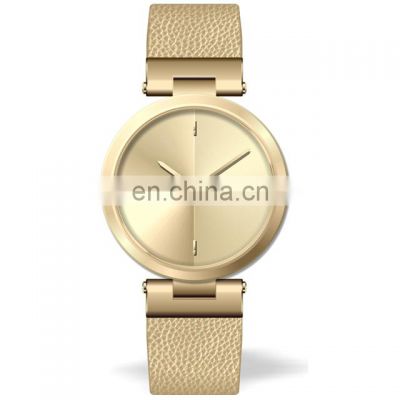 shenzhen watch manufacturer DUALTIME fashional women waterproof watch ladies gold woman watch