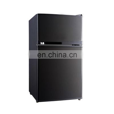 80L Chinese Factory SAA ROHS Approval Small Double Door Mini Refrigerator