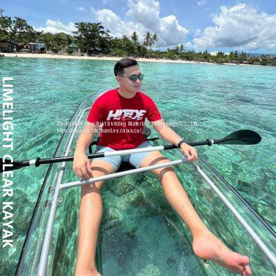 LIMELIGHT factory price clear kayak/transparent kayak/crystal kayak/crystal clear kayak/transparent clear kayak/clear bottom kayak/glass kayak