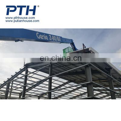light metal building gable frame prefabricated industrial steel structure warehouse