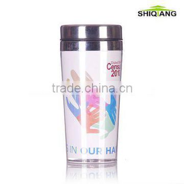 16oz hot sell travel thermal mugs with full color photos insert