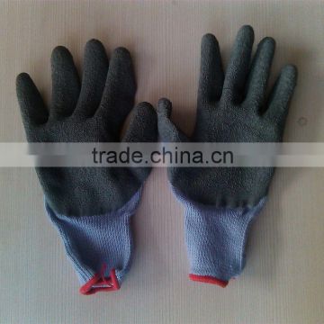 latex coated cotton glove/kids latex gloves