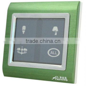 taiyito IEEE802.15.4 Zigbee three phase touch screen wall control switch for smart home automation