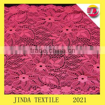 fashion design pink lace trim with 18.5cm width