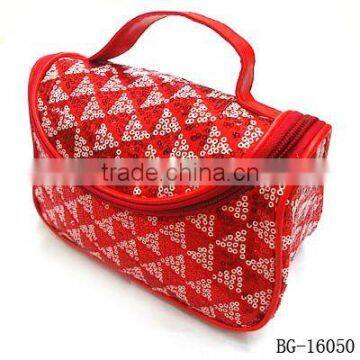 promotional cosmetic bag wholesale with sequin