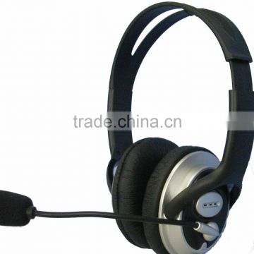 Analog PC Headsets with microphone for computer VOIP website