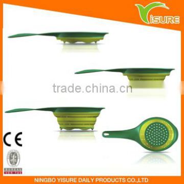 Kitchen Collapsible Strainer For Washing Fruit/Vegetable Customized Mesh Srtainer