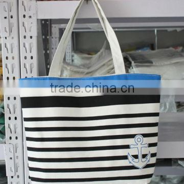 Brand Design Handbag Women Fashion chevron canvas bag