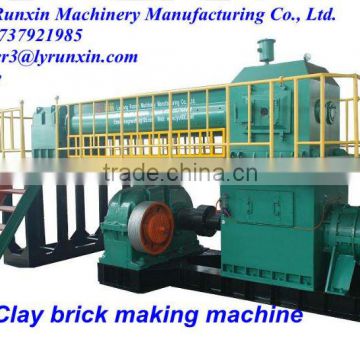 good red clay brick making machine(JK60 double grade vacuum extruder)