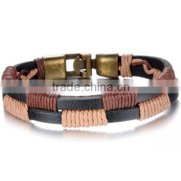 kamar bandh indian jewelry New Products 2016 Leather Bracelet for man