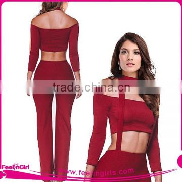 Wholesale new style woman bodycon jumpsuits