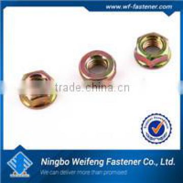 Hexagon flange nuts /Hexagon head nuts with flange,Din6923,Zinc Plated,Grade10