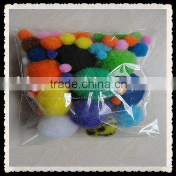 100pcs/opp bag supplying pompons poms crafts