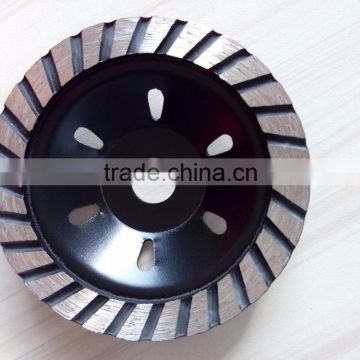 diamond continuous turbo cup grinding wheel for hard and soft building materials