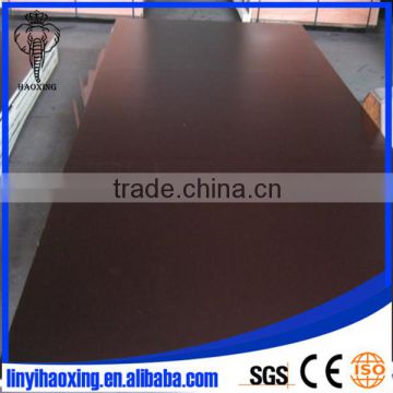 18mm brown film faced plywood with two times hot press / construction plywood with best price