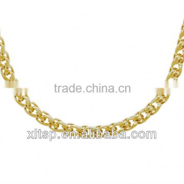 TN361 5mm Gold Plated Wheat Chain