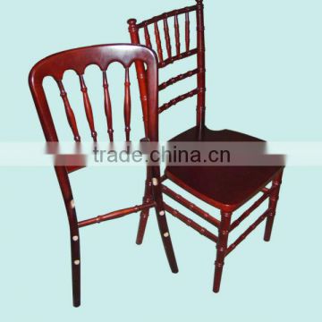 Wholesale Top Quality Mahogany Wooden Wedding Chiavari Chair