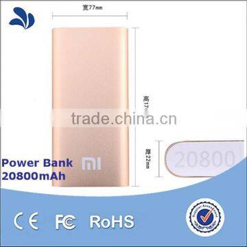 Shenzhen Factory Directly 20000mah Dual USB Battery Pack Portable Power Bank