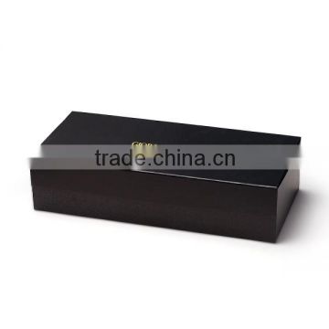China wholesale custom black printed cardboard jewelry box                        
                                                Quality Choice