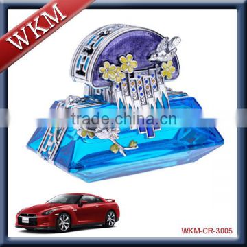 light blue perfume bottle for car decoration