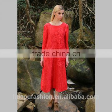 HP690064 dongguan humen wholesale sublimation printed maxi dress