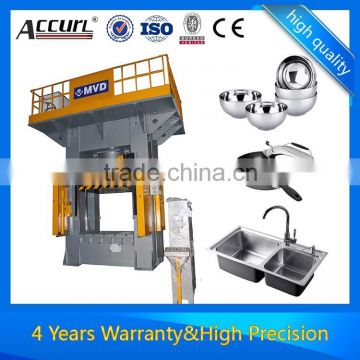 Deep drawing hydraulic press for Stainless Steel Kitchen Sink Double Bowl Moulds