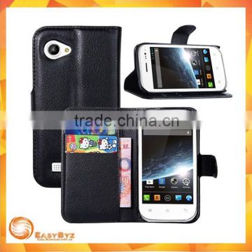 PU Leather Holder Wallet Flip Cover Stand Case For Wiko Cink Slim