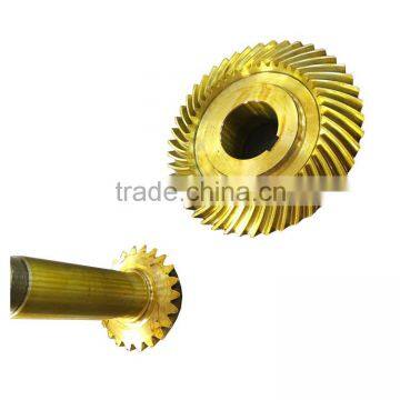 Speed reducer gearbox parts forged bevel gear