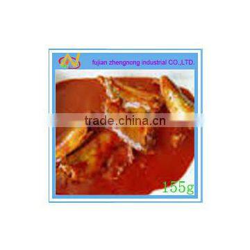 good snack 155g canned sardine in tomato sauce(ZNST0048)