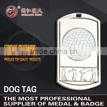 Metal dog tag with your own design