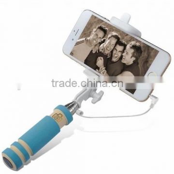 2015 new launched universal wired monopod selfie stick for smart phone and Cameras