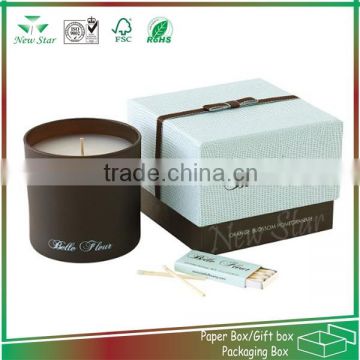 paerboard custom candle packaging box making factory