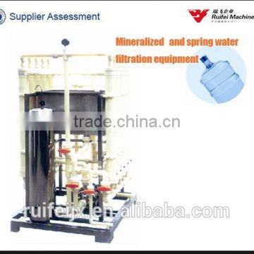 Ultra filtration equipment for mineralized water and spring water