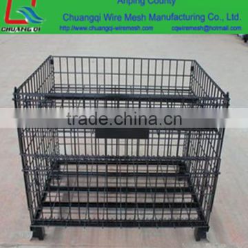 Welded silver stainless steel wire storge cage with high quality(Manufacture)