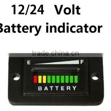 12v /24v universal volt battery indicator