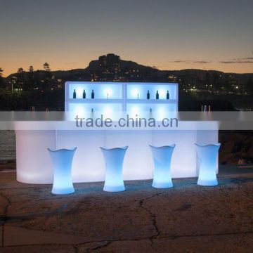 Iluminated outdoor lighting rechargeable led furniture