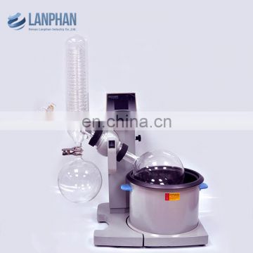 5l Mini Lab glass vacuum distillation equipment Liquid Evaporator