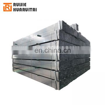 JIS G3444 Galvanized Square Tube/Rectangular Pipes hollow section steel tube manufacturer