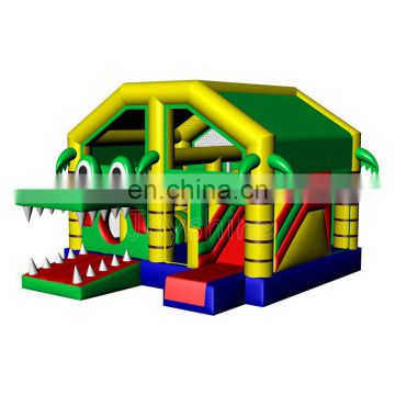 Factory Custom Inflatable Air Castle Crocodile Bounce House Jump Bouncer Castles