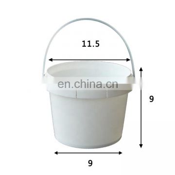 500ml  PP plastic  buckets for oyster sauce with lid and handle