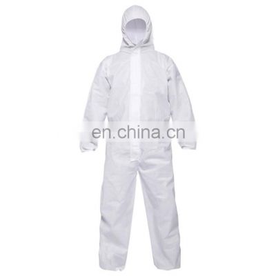 Wholesale Cheap disposable PP+SF film clothing coverall Microporous Working Suit