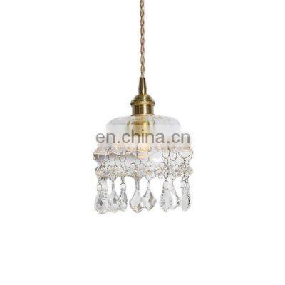 Transparent Glass Modern Design Pendant Light Minimalist Decoration Hanging Lighting