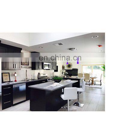 2021 trending customize black modern kitchen cabinets cocina with kitchen island