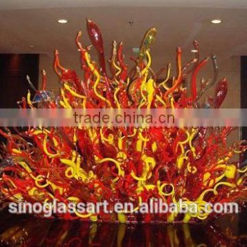 Large Hotel Meeting Room Tabletop Decorative Glass Sculpture