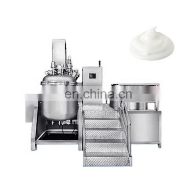 Cosmetic Cream Vacuum Emulsifier High Shear Mixer Machine High Shear Homogenizer